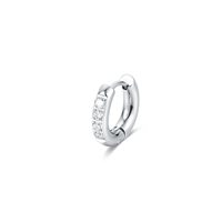 Mono orecchino Brand Chunky in Acciaio Cristallo 09ER041-W - 09ER041-W